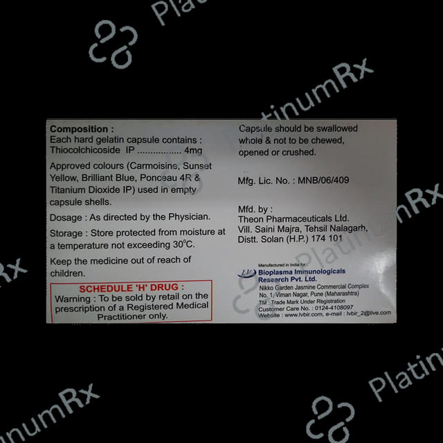 Thio XL 4mg Capsule 10s