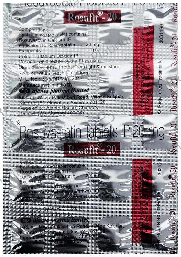Rosufit 20mg Tablet 20s