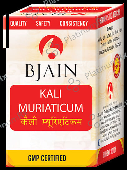 Bjain Kali Muriaticum Biochemic Tablet 200X 25 gm