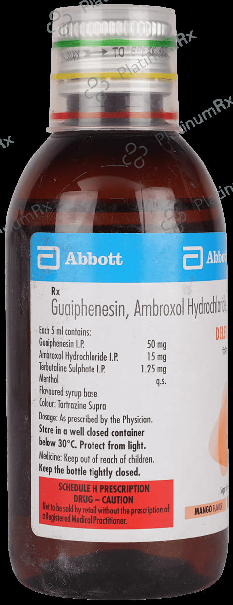 Deletus BX Cough Expectorant Syrup 100ml