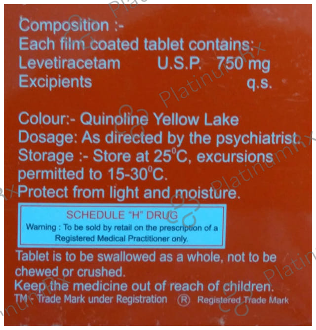 Levigress 750mg Tablet 10s