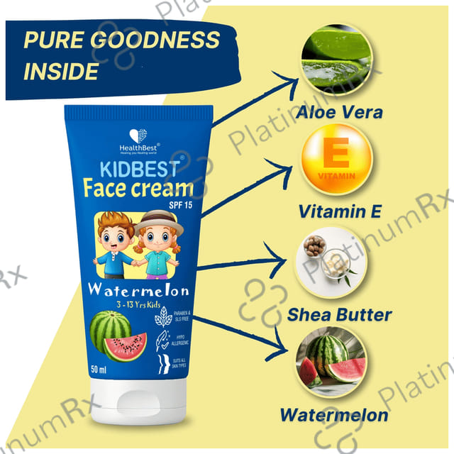 HealthBest Kidbest SPF 15 Face Cream 4s