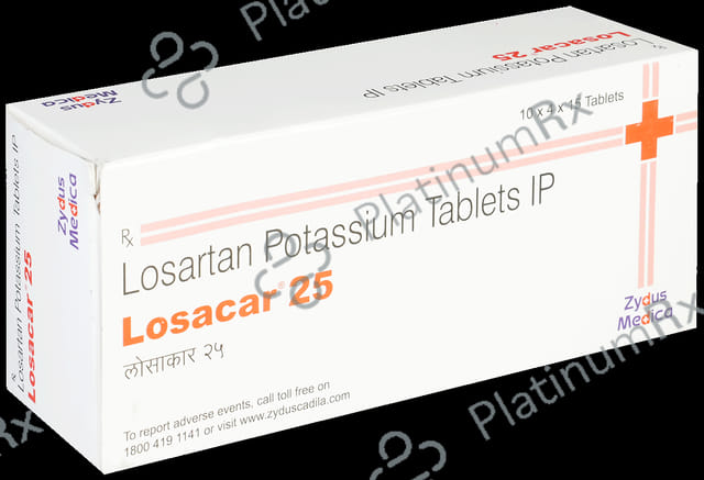 Losacar 25mg Tablet 15s