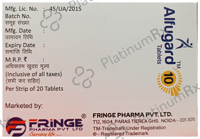 Alfugard 10mg Tablet PR 20s