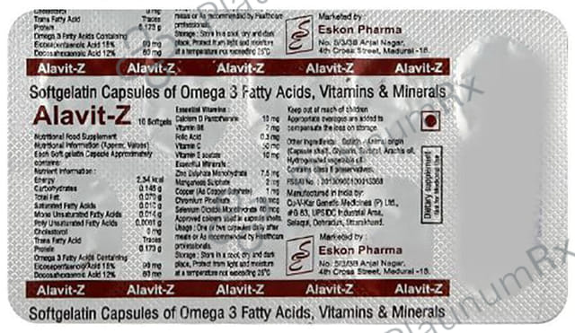 Alavit Z Capsule 10s