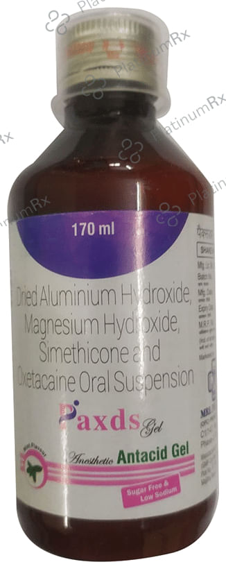 Pax ds Antacid Gel Mint Sugar Free