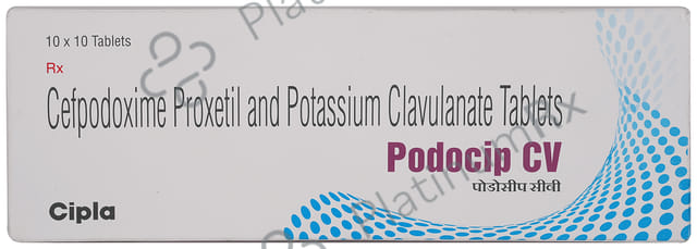 Podocip CV 200/125mg Tablet 10s
