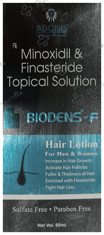 Biodens F Hair Lotion for Men & Women Solution 60ml