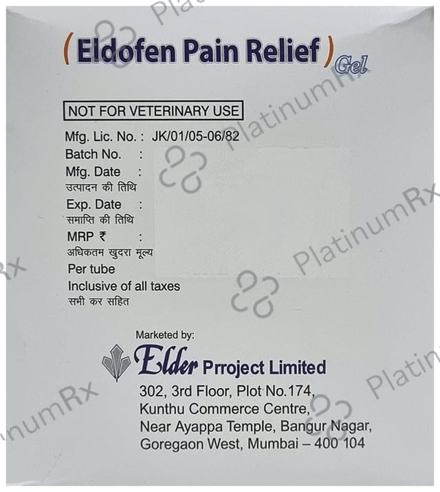 Eldofen Pain Relief Gel