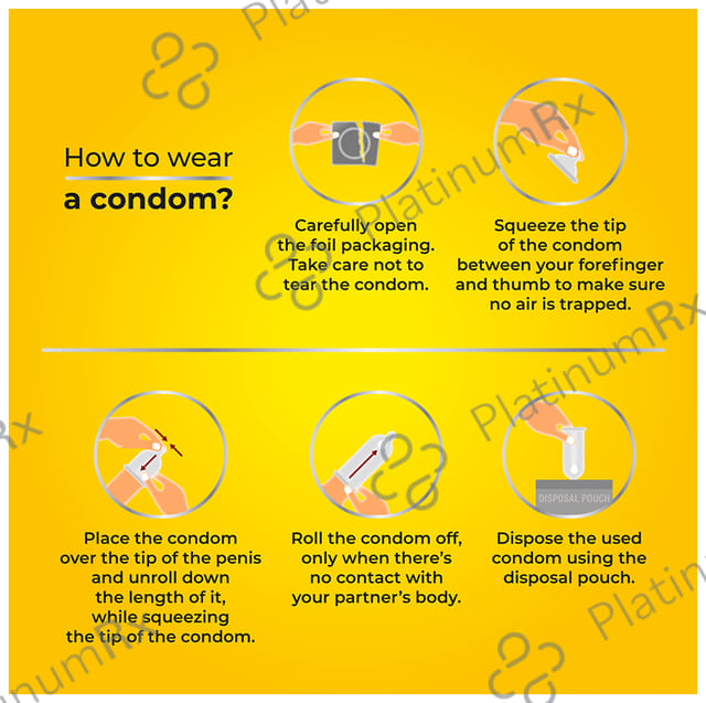 Skore Flavored Dotted & Coloured Banana Flavour Condoms 10s