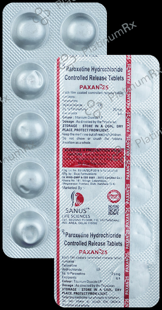 Paxan 25 Tablet PR