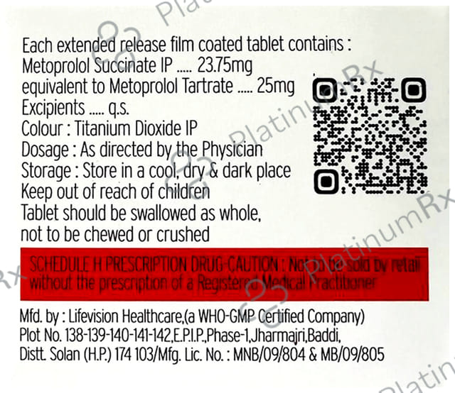 Mettake XL 25mg Tablet 10s