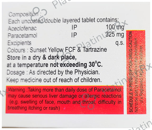 Brikdol P 100/325mg Tablet 10s