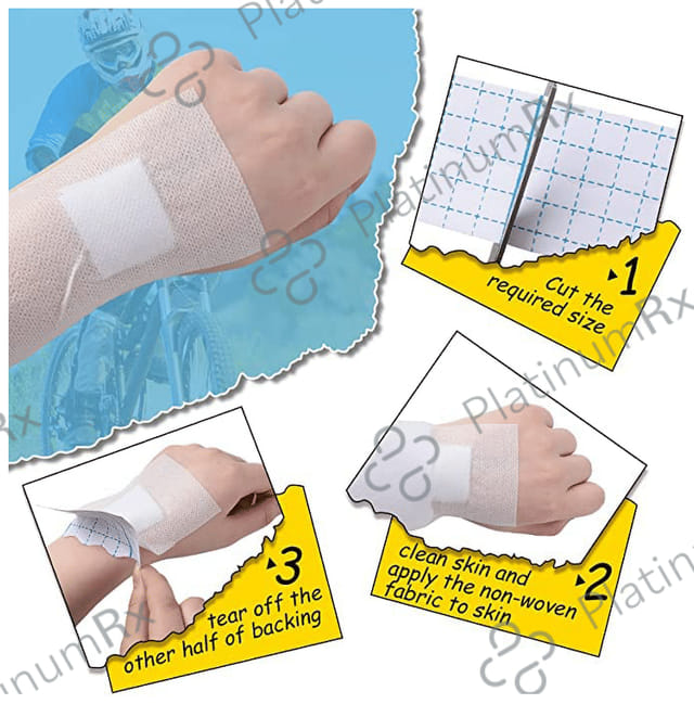 Healthcave Non-Woven Underwrap 5cm x 10m Adhesive Bandage White Tape 1s