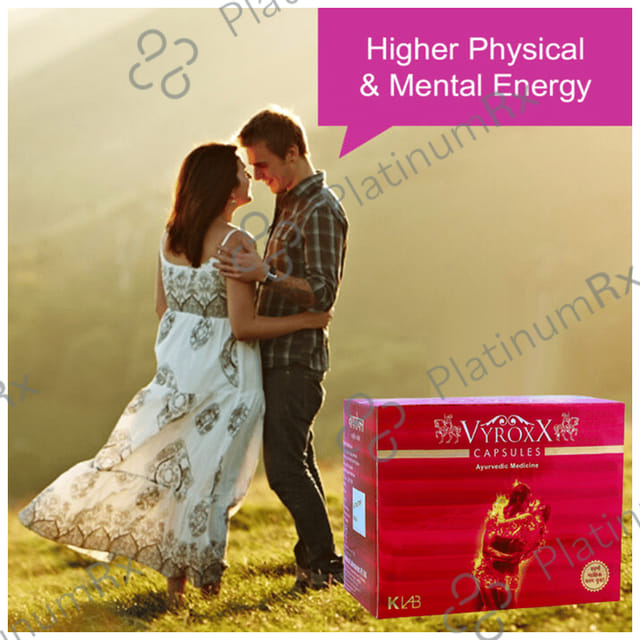 Vyroxx Shilajit Ayurvedic Capsule for Men