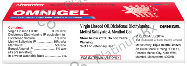Omnigel for Fast Relief Gel 30gm