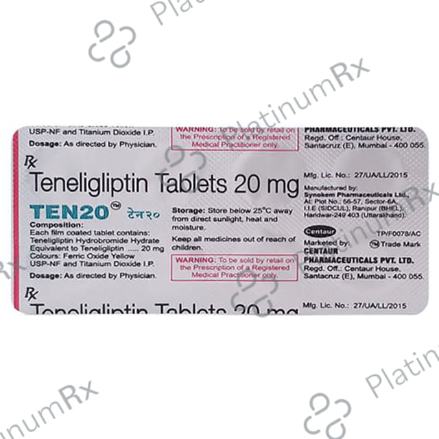 Ten20 20mg Tablet 10s