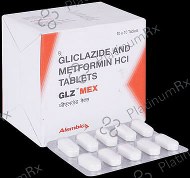 GLZ MEX 60/500mg Tablet SR 10s