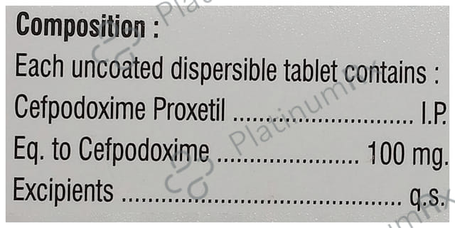 Spido 100mg Tablet DT