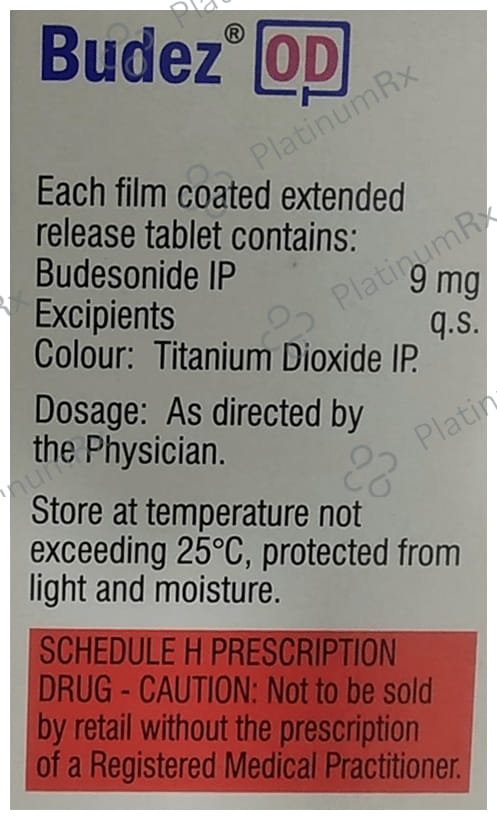 Budez OD 9mg Tablet ER 15s