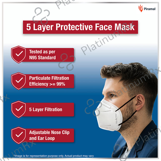 Tri-Activ 5 Layer Protective Face Mask with Ear Loop