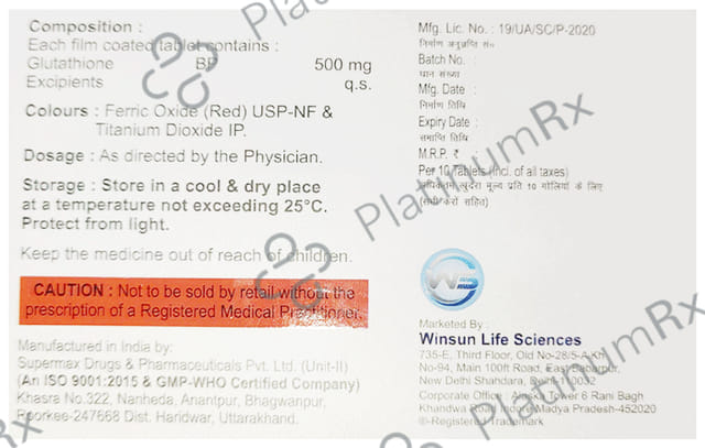Glutanor 500mg Tablet 10s