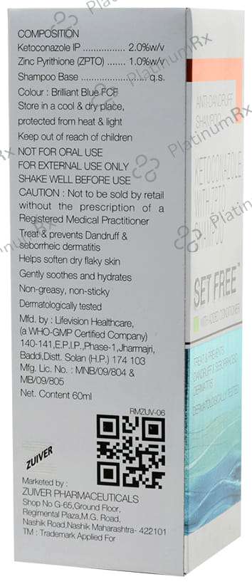 Set Free Anti-Dandruff Shampoo