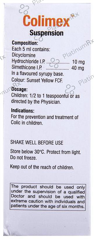 Colimex 10/40mg Suspension 30ml