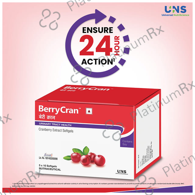 Berrycran High Strength Cranberry Extract Softgel