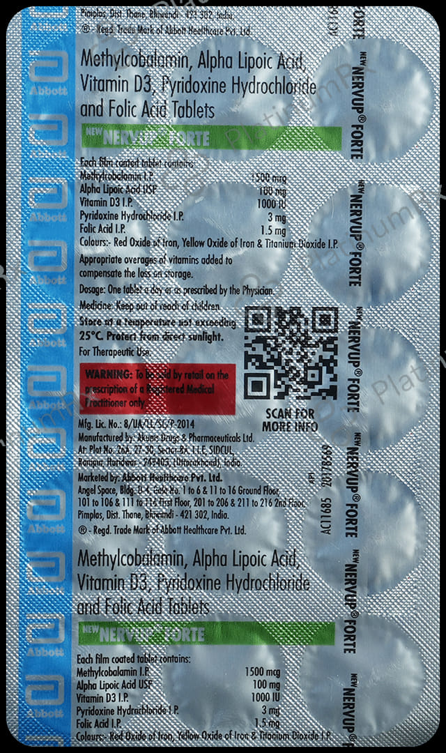 New Nervup Forte Tablet 15s