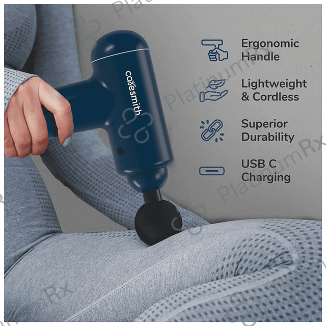Caresmith Charge Boost Massage Gun Dark Blue