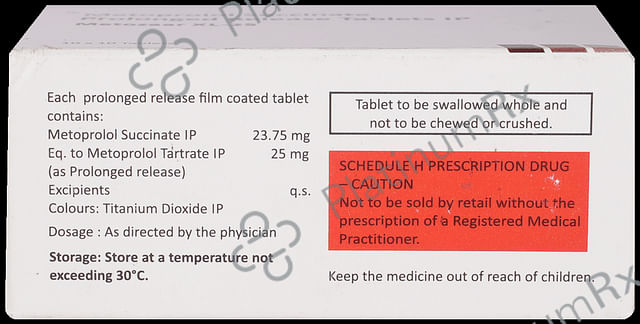Metozaar XL PR 25mg Tablet 10s