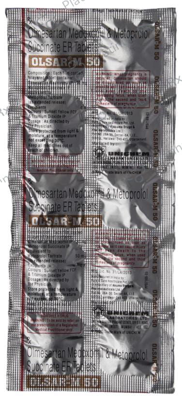 Olsar M 50/20mg Tablet ER 10s