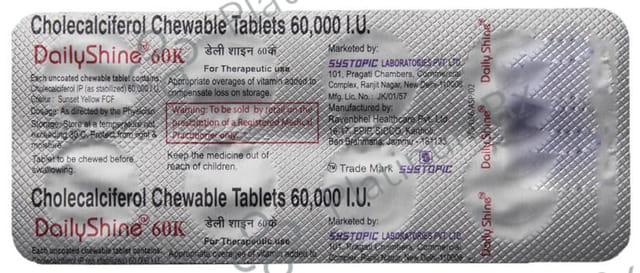 Dailyshine 60K Tablet 8s
