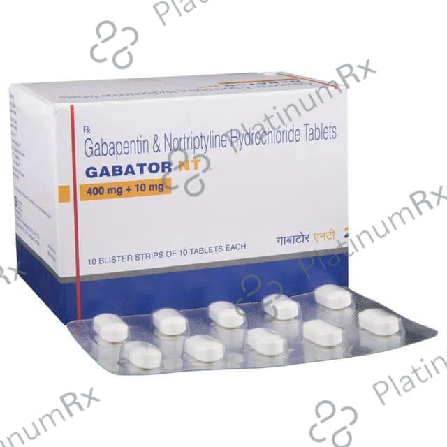 Gabator NT 400/10mg Tablet 10s