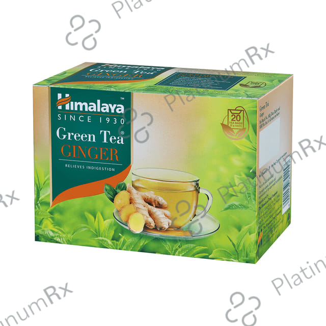 Himalaya Green Tea Sachet (2gm Each) Ginger 20 Sachets