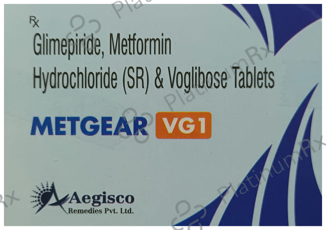 Metgear VG 1/500/0.3mg Tablet SR 10s