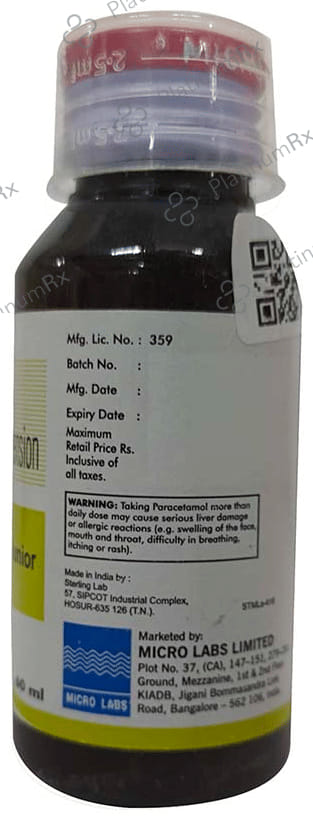 Dolo MF Junior 50/125mg Oral Suspension 60ml