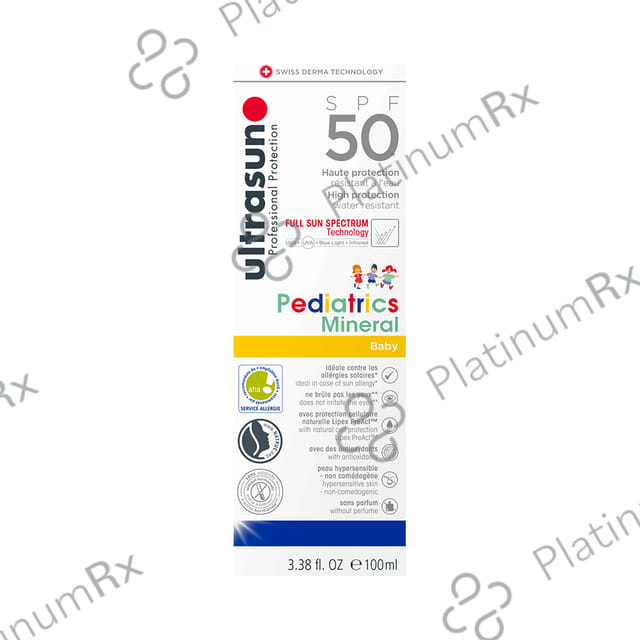 Ultrasun Pediatrics Mineral Sunscreen for Baby & Kids SPF 50 Cream 100ml