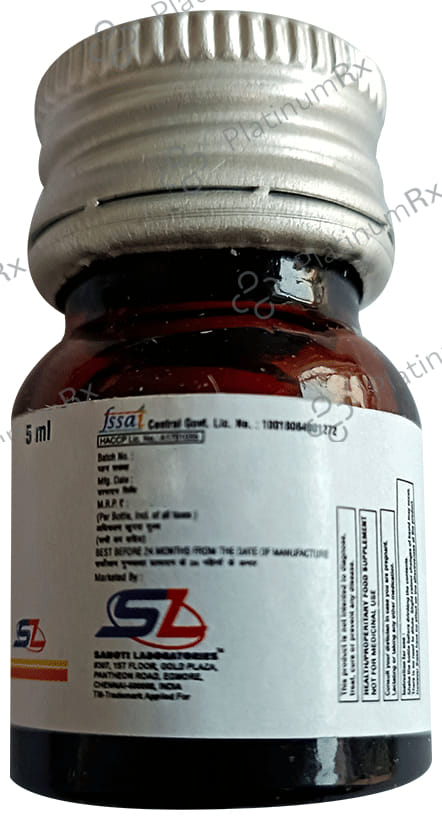 Sano 60000IU Sugar Free Oral Solution 5ml