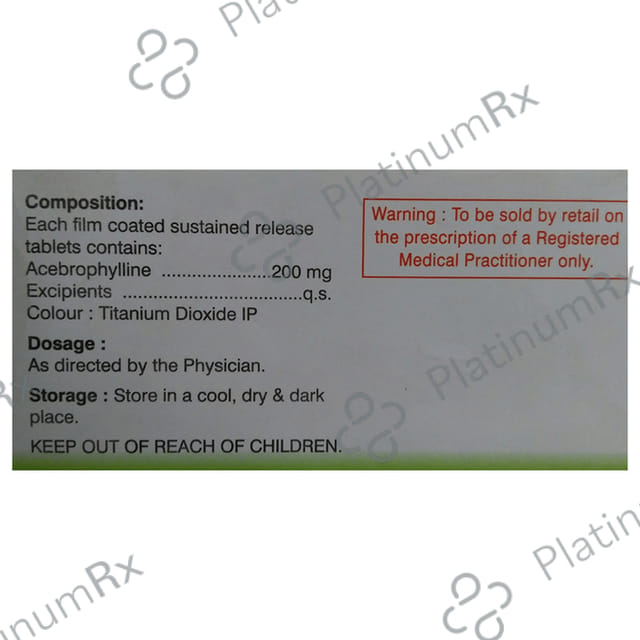 Amucoe 200mg SR Tablet 10s