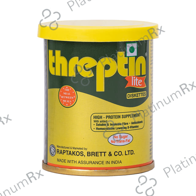 Threptin High Protein Supplement Diskette No Sugar 50gm