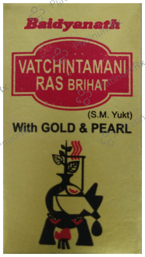 Baidyanath Vatachintamani Ras Vrihat With Gold and Pearl Tablet 10 tablets