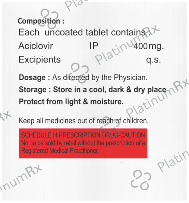 Aclovil 400mg Tablet 10s