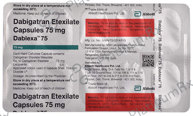 Dablexa 75mg Capsule 10s