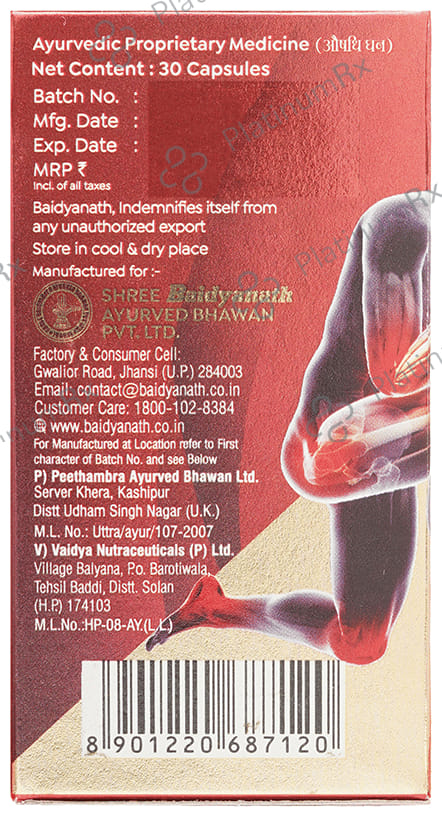 Baidyanath (Jhansi) Rheumartho Gold Plus Capsule