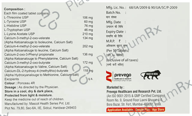 Alpha Ketonavag Ds Tablet 10s