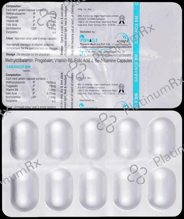 Gabanox BM Soft Gelatin Capsule 10s