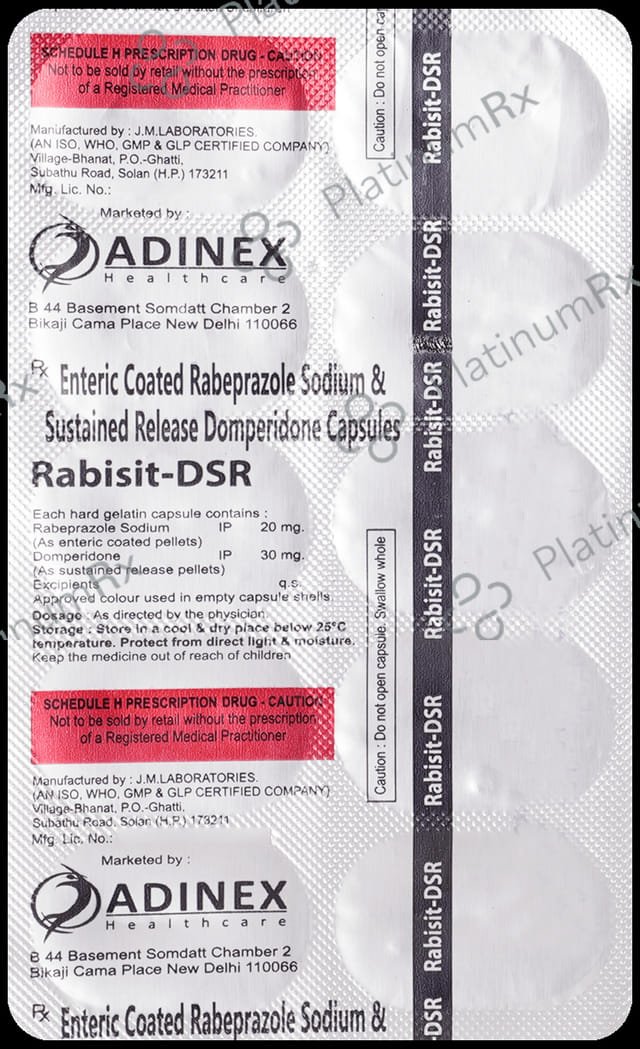 Rabisit DSR 30/20mg Capsule 10s
