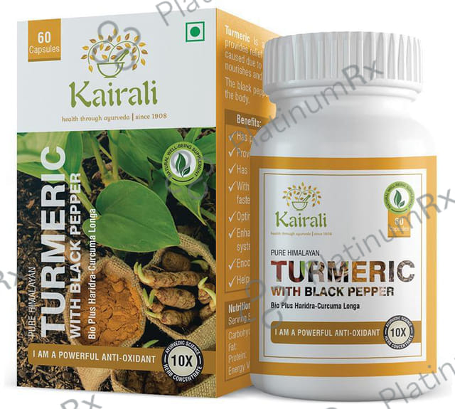 Kairali Turmeric with Black Pepper Capsule